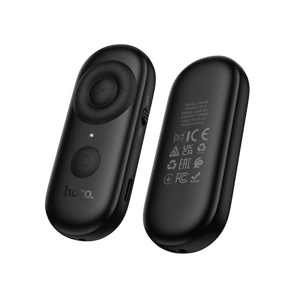 Ασύρματο Τηλεχειριστήριο Smartphone Hoco GM204 v5.4 Ιδανικό για Selfie Παρουσιάσεις και Απομακρυσμένο Έλεγχο Πολυμέσων