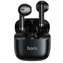 Wireless Hands Free Hoco EW205 Peaceful TWS Hi-Fi Audio Deep Bass v6.0 200mAh 4  Ώρες Ομιλίας και Θήκη Φόρτισης Μαύρα
