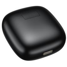Wireless Hands Free Hoco EW205 Peaceful TWS Hi-Fi Audio Deep Bass v6.0 200mAh 4  Ώρες Ομιλίας και Θήκη Φόρτισης Μαύρα