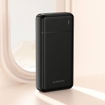 Power Bank Borofone BJ88A Clever 20000mAh 5V/2A με 4 Θύρες 1xUSB-C 2xUSB-A 1xMicroUSB και LED Ένδειξη Μπαταρίας Μαύρο