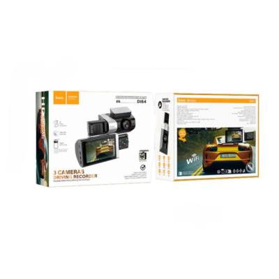 Καταγραφική Κάμερα Αυτοκινήτου Hoco DI64 Triumph 1080p Ultra Wide Γωνία Λήψης 170° 4" Οθόνη με Ταυτόχρονη Καταγραφή απο 3 Κάμερε