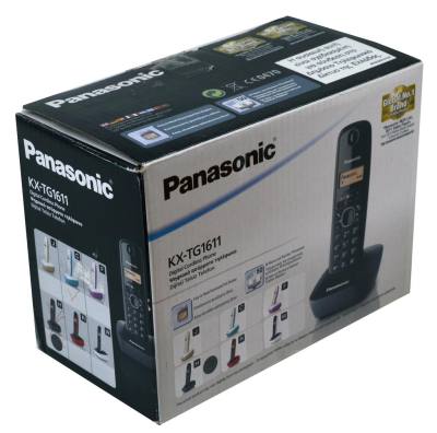Refurbished Ασύρματο Ψηφιακό Τηλέφωνο Panasonic KX-TG1611GRC Λευκό-Τυρκουάζ