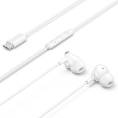 VENTION ECHO LITE USB-C In-Ear Wired Headphones with DAC Adapter 1.2M White (GBBWAV) (VENGBBWAV)