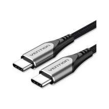 VENTION USB 2.0 Type-C Male to Type-C Male 5A Cable 1M Black Aluminum Alloy Type (TRIBF) (VENTRIBF)
