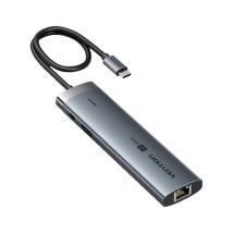 VENTION USB-C to HDMI/USB 3.2 Gen 1 Type-C/USB 3.0/USB 2.0/RJ45/SD/TF/TRRS 3.5mm/PD Docking Station 0.15M Gray Aluminum Alloy Ty