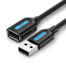 VENTION USB 2.0 A Male to A Female Extension Cable 1.5M black PVC Type (CBIBG) (VENCBIBG)