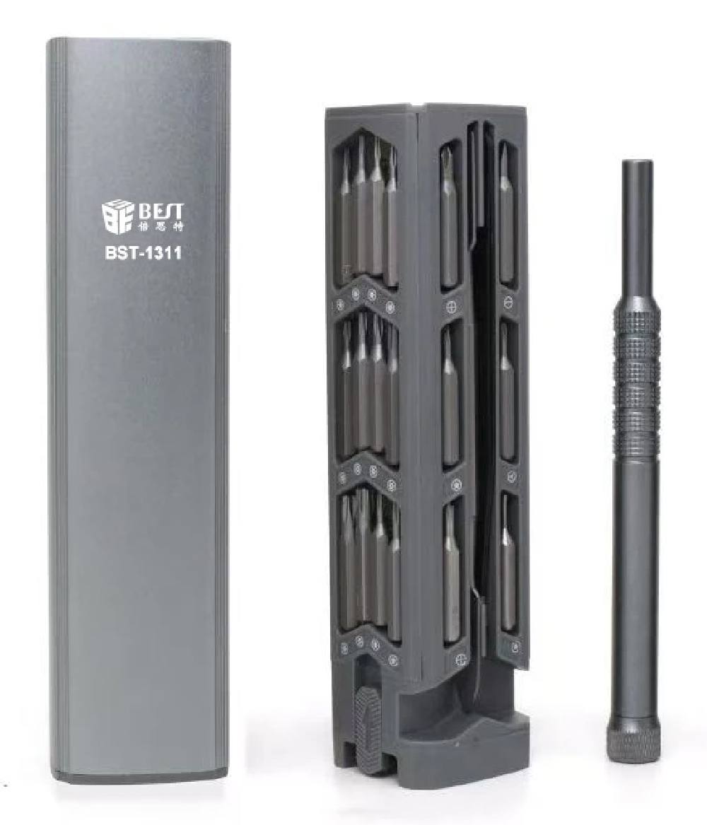 BEST σετ κατσαβίδι ακριβείας BST-1311 με 42 μύτες, με θήκη, 45τμχ
