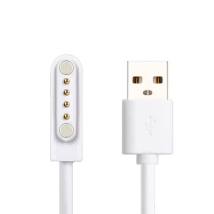 Φορτιστής 4 pin για Hoco Y101 Smartwatch Απόσταση Μαγνητών: 18mm Απόσταση Pin: 8mm Λευκός