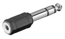 CABLETIME αντάπτορας ήχου 6.35mm σε 3.5mm AV-RA19N, μαύρος, 10τμχ