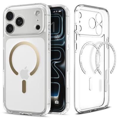 Θήκη Spigen Ultra Hybrid Magsafe για Apple iPhone 17 Pro Max Διάφανο-Χρυσό
