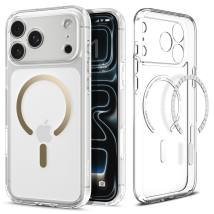 Θήκη Spigen Ultra Hybrid Magsafe για Apple iPhone 17 Pro Max Διάφανο-Χρυσό