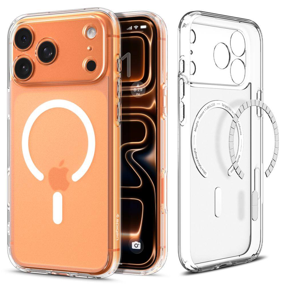 Θήκη Spigen Ultra Hybrid Magsafe για Apple iPhone 17 Pro Max Ημιδιάφανο Λευκό