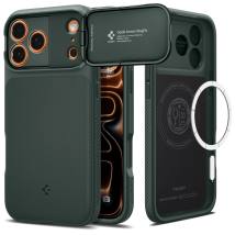 Θήκη Spigen Optik Armor Magsafe για Apple iPhone 17 Pro Max Πράσινη