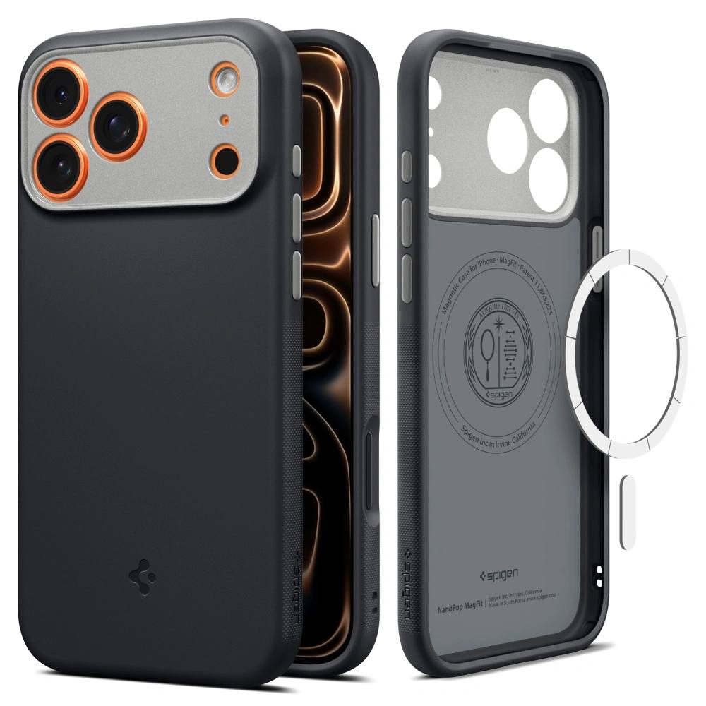 Θήκη Spigen Nano Pop Magsafe για Apple iPhone 17 Pro Max Μαύρη