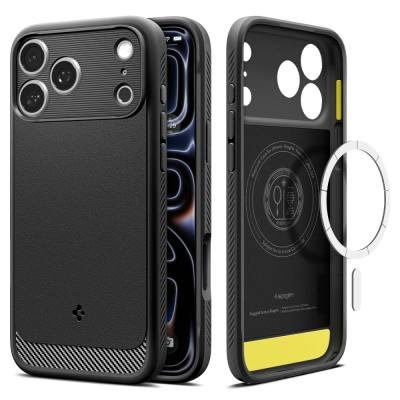 Θήκη Spigen Rugged Armor Magsafe για Apple iPhone 17 Pro Max Μαύρη