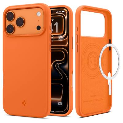 Θήκη Spigen Silicone Fit Magsafe για Apple iPhone 17 Pro Max Πορτοκαλί