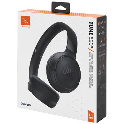 Bluetooth Ακουστικά Stereo JBL Tune 525BT On ear BT5.3 Χρόνος Λειτουργίας 57 Ώρες Μαύρα