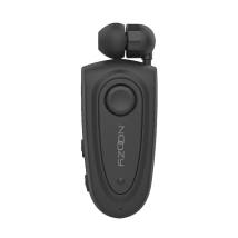 Bluetooth Hands Free Noozy Roller BH67 Bluetooth V 6.0 με Δόνηση Multi Pairing Μαύρο