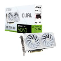 Asus GeForce RTX 5060 8GB GDDR7 Dual White OC (90YV0N15-M0NA00) (ASU90YV0N15-M0NA00)