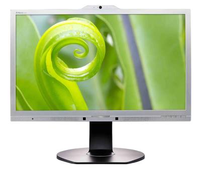 PHILIPS used οθόνη 241P6Q IPS-LED, 23.8" Full HD, VGA/DVI/DisplayPort/HDMI, Cam, Grade A