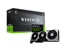 MSI VGA PCI-E NVIDIA GF RTX 5060 Ti 16G VENTUS 3X OC, 16GB/128BIT, GDDR7, HDMI/3xDP, 2 SLOT FANSINK, TRIPLE FAN, 3YW.