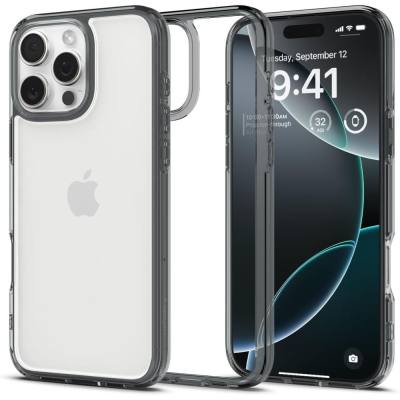 Θήκη Spigen Ultra Hybrid για Apple iPhone 16 Pro Max Διάφανο-Γκρι