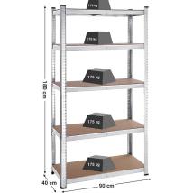 Songmics Ραφιέρα Dexion 180x90x40cm (GLR040E02) (SNGGLR040E02)
