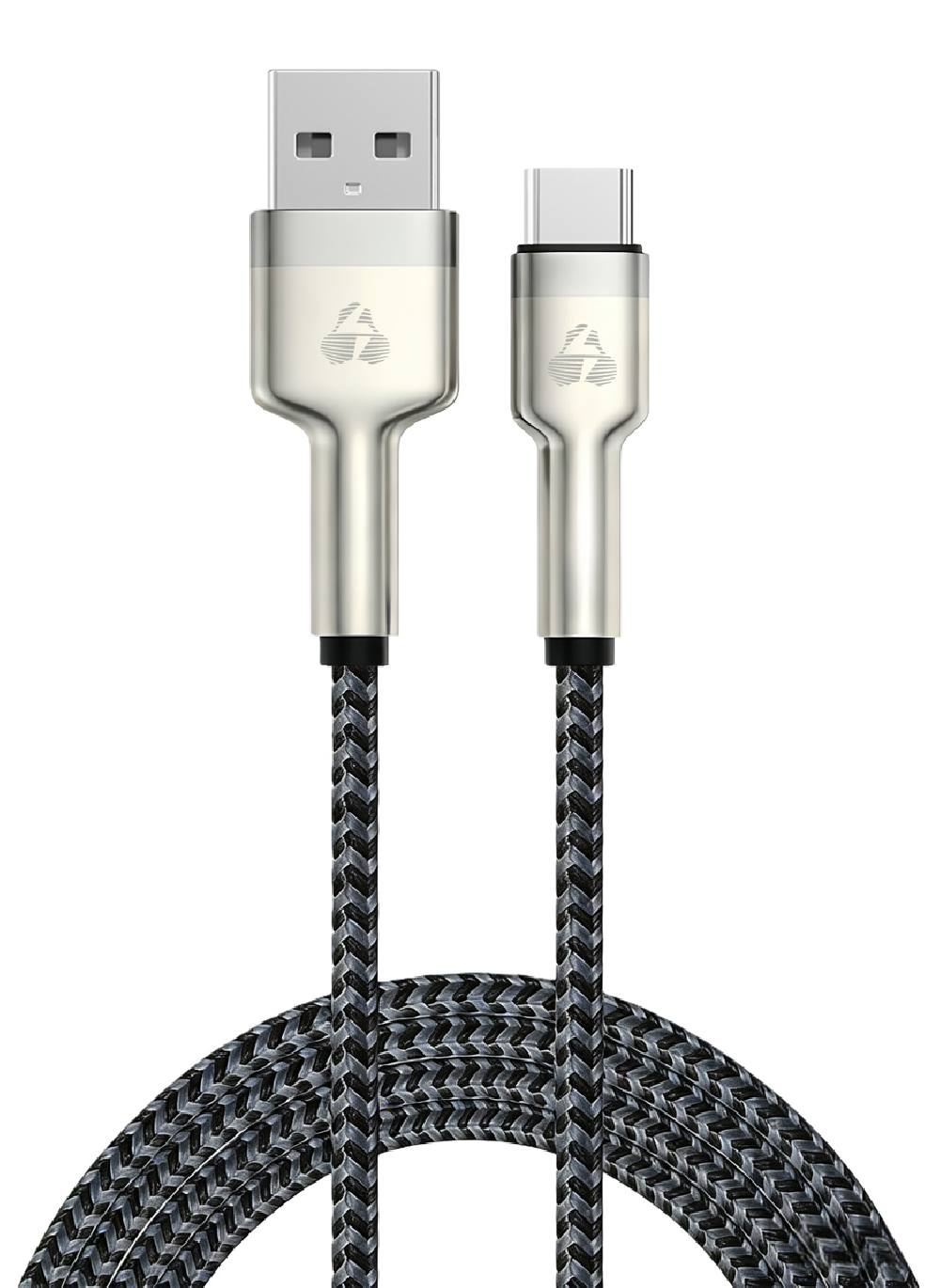 POWERTECH καλώδιο USB-C σε USB PTR-0199, PD 60W, 480Mbps, 1m, μαύρο/γκρι