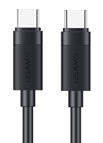 USAMS καλώδιο USB-C SJ780, 60W, 480Mbps, 1m, μαύρο