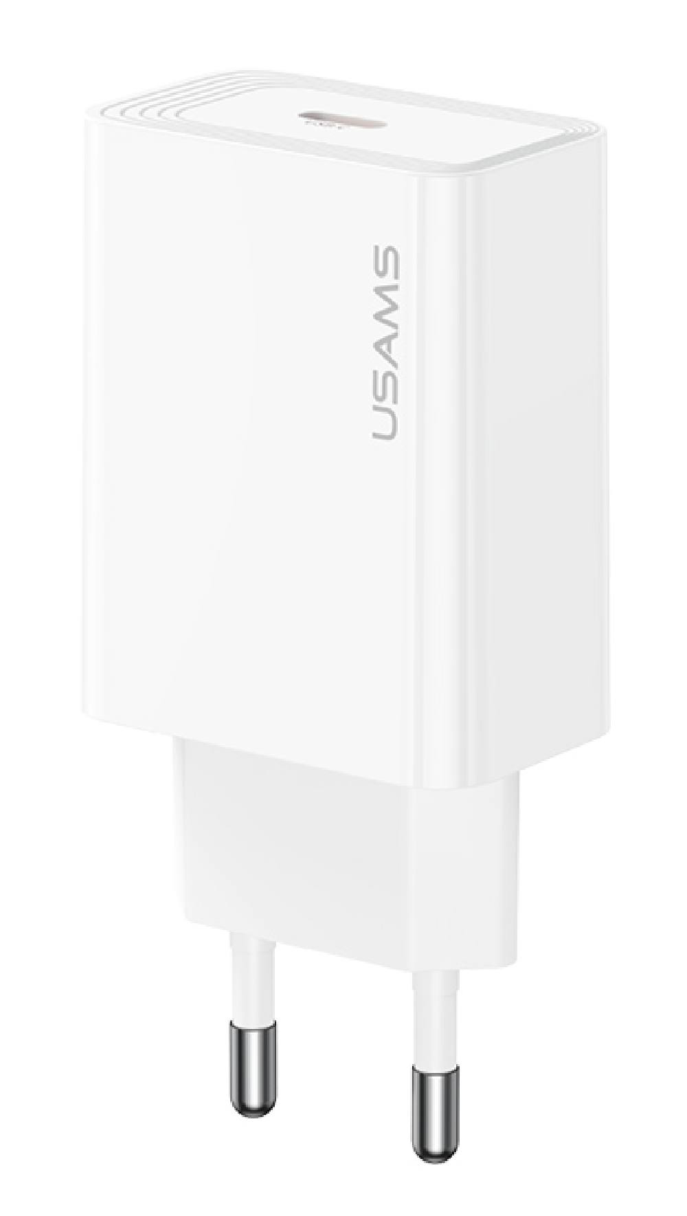 USAMS φορτιστής τοίχου CC325, USB-C, 20W, λευκός