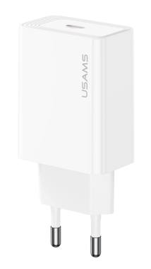 USAMS φορτιστής τοίχου CC325, USB-C, 20W, λευκός