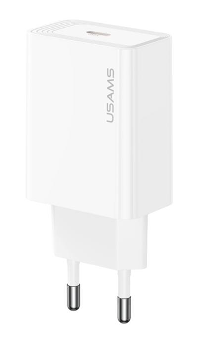 USAMS φορτιστής τοίχου CC329, USB-C, 30W, λευκός