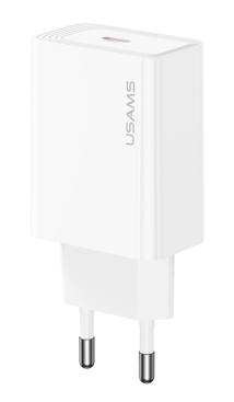 USAMS φορτιστής τοίχου CC329, USB-C, 30W, λευκός