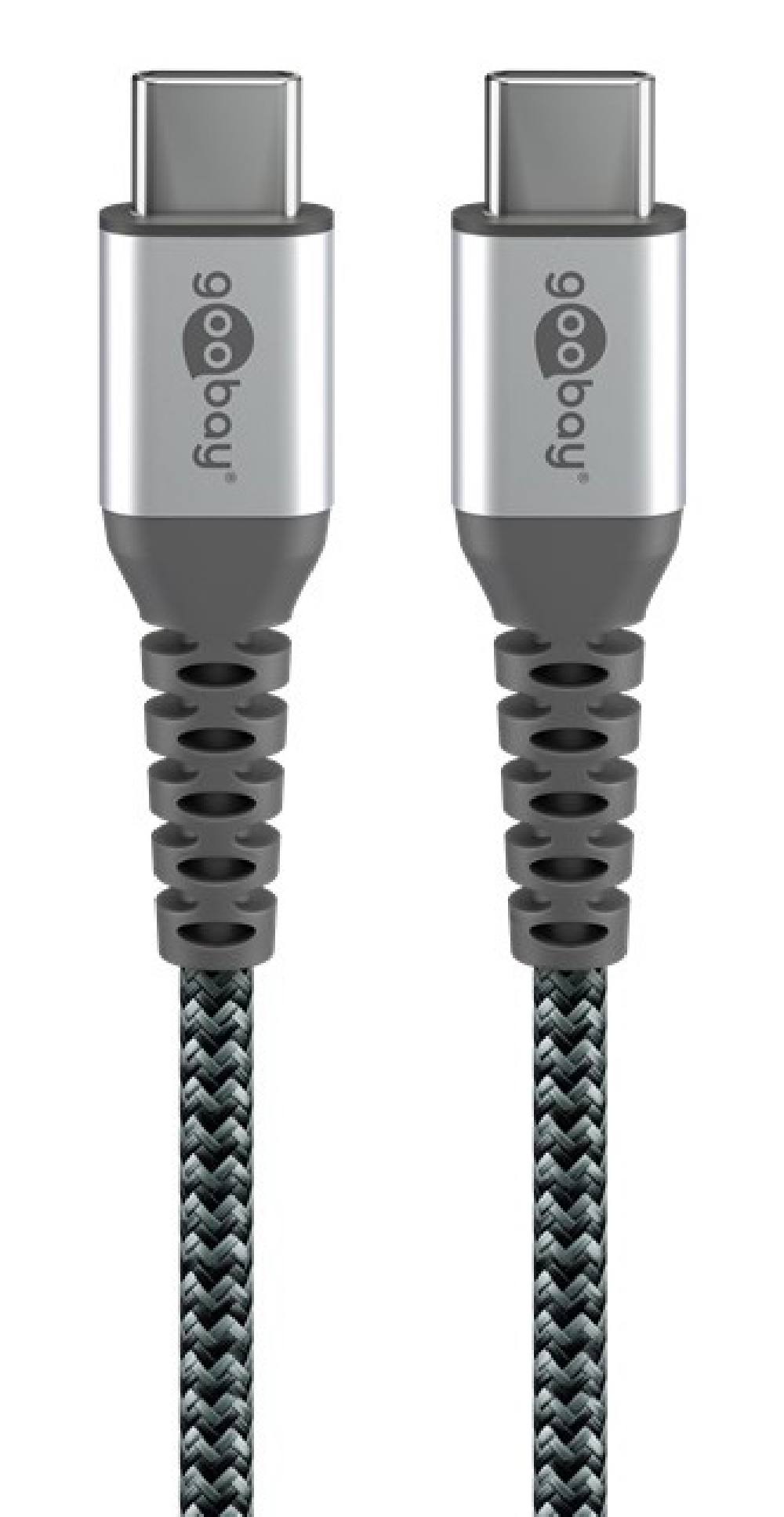 GOOBAY καλώδιο USB-C 49301, 60W, 480Mbps, 0.50m, μαύρο
