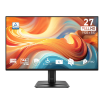 MSI MONITOR PRO MP275 E14L, FLAT IPS FHD, 27", 16:9, 300 CD/M2, 1500:1, 1MS, 144Hz, 1920x1080, HDMI/VGA/HP OUT, 2X2W SPEAKERS, T