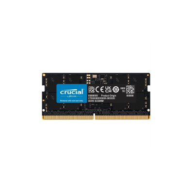 CRUCIAL RAM SODIMM 16GB CT16G56C46S5, DDR5, 5600MHz, CL46, SINGLE TRAY, 2YW.