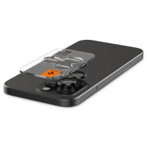Προστασία Κάμερας Spigen Optik Pro Ez Fit Glass για Apple iPhone 16 Pro 16 Pro Max 17 Pro 17 Pro Max Μαύρο 2 Τεμαχίων
