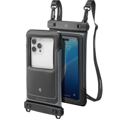 Θήκη Αδιάβροχη Spigen A611 P Floating Universal 2 pack Ματ Μαύρη
