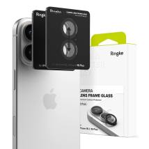 Προστασία Κάμερας με Πλαίσιο Ringke για Apple iPhone 16 16 Plus Μαύρο 2 Τεμαχίων