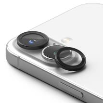 Προστασία Κάμερας με Πλαίσιο Ringke για Apple iPhone 16 16 Plus Μαύρο 2 Τεμαχίων