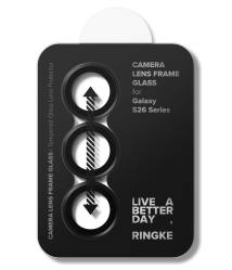 Προστασία Κάμερας με Πλαίσιο Ringke για Samsung SM-S942 Galaxy S26 SM-S947 Galaxy S26+  Μαύρο 2 Τεμαχίων