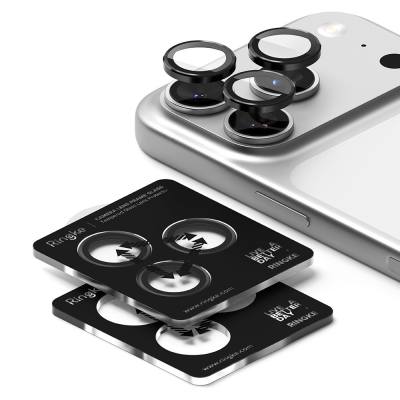 Προστασία Κάμερας με Πλαίσιο Ringke για Apple iPhone 17 Pro 17 Pro Max Μαύρο 2 Τεμαχίων