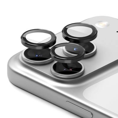 Προστασία Κάμερας με Πλαίσιο Ringke για Apple iPhone 17 Pro 17 Pro Max Μαύρο 2 Τεμαχίων