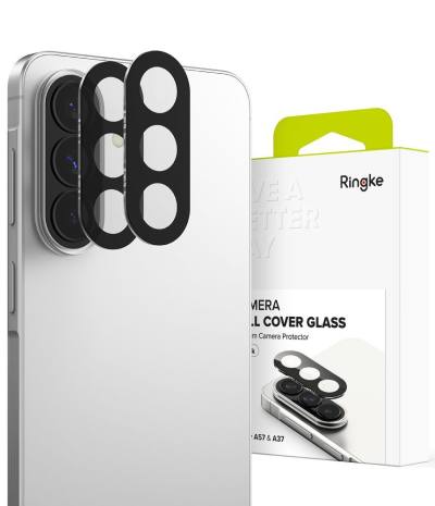 Προστασία Κάμερας Ringke Full Cover για Samsung SM-A376 Galaxy A37 SM-A576 Galaxy A57  Μαύρο 2 Τεμαχίων