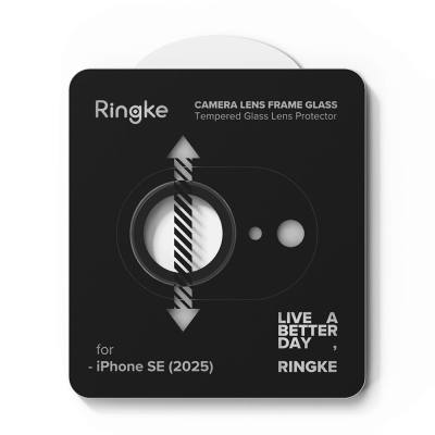 Προστασία Κάμερας με Πλαίσιο Ringke για Apple iPhone 16e 17e Black 2 Τεμαχίων