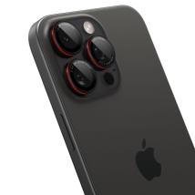 Προστασία Κάμερας Spigen Optik Pro L-Series Ez Fit για Apple iPhone 16 Pro 16 Pro Max 17 Pro 17 Pro Max Μαύρο-Κόκκινο 2τμχ