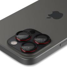 Προστασία Κάμερας Spigen Optik Pro L-Series Ez Fit για Apple iPhone 16 Pro 16 Pro Max 17 Pro 17 Pro Max Μαύρο-Κόκκινο 2τμχ