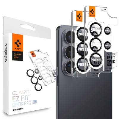 Προστασία Κάμερας Spigen Optik Pro HD Glass Ez Fit για Samsung SM-S948 Galaxy S26 Ultra 2 Τεμαχίων Μαύρο