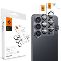 Προστασία Κάμερας Spigen Optik Pro HD Glass Ez Fit για Samsung SM-S942 Galaxy S26 2 Τεμαχίων Μαύρο