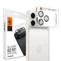Προστασία Κάμερας Spigen Optik Pro XL Glass Ez Fit για Apple iPhone 17 Pro Max Ασημί